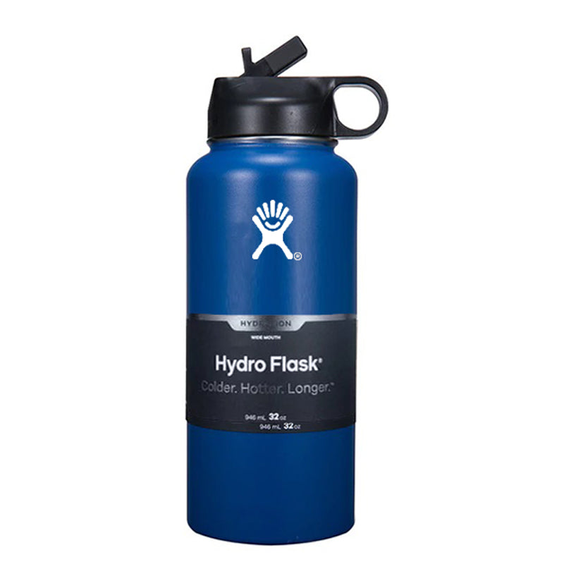 32/40 oz Hydro Flask Wide Mouth W/Straw Lid- 17 Exciting Colors