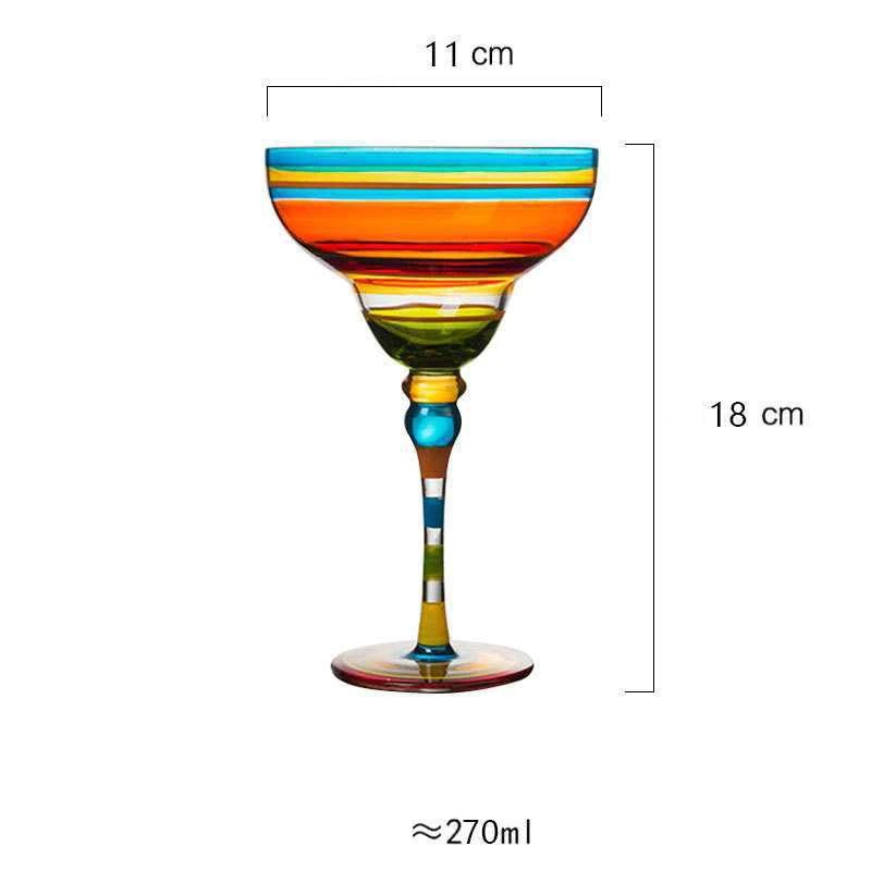 New Hand Painted Glasses 270ml
