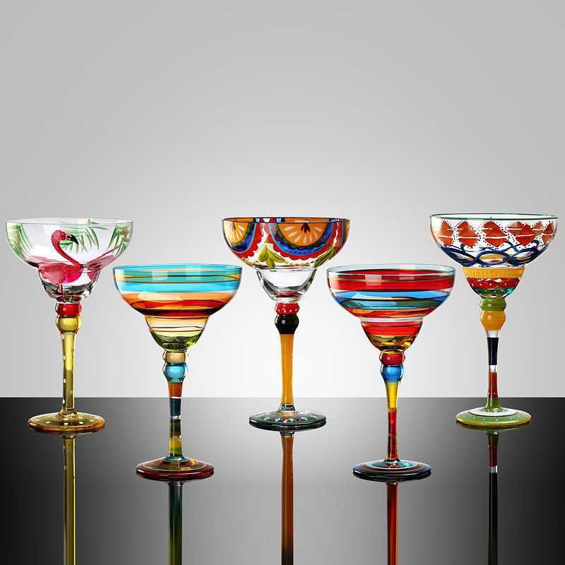 New Hand Painted Glasses 270ml