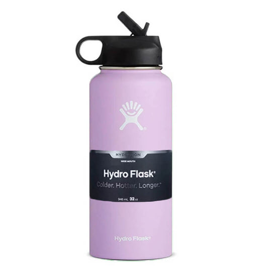 32/40 oz Hydro Flask Wide Mouth W/Straw Lid- 17 Exciting Colors