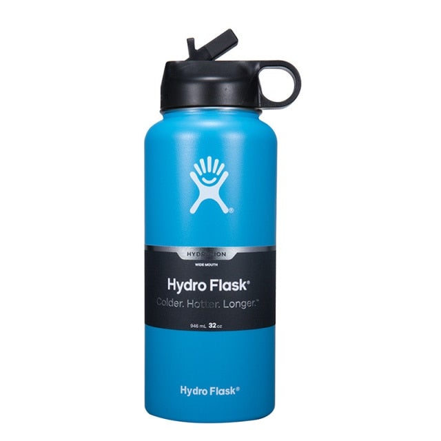 32/40 oz Hydro Flask Wide Mouth W/Straw Lid- 17 Exciting Colors