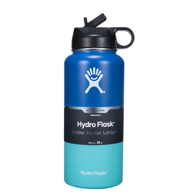 32/40 oz Gradient Hydro Flask Wide Mouth W/Straw Lid – 12 Exciting Colors