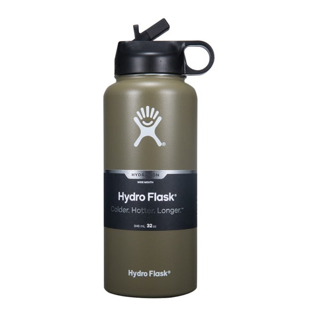 32/40 oz Hydro Flask Wide Mouth W/Straw Lid- 17 Exciting Colors