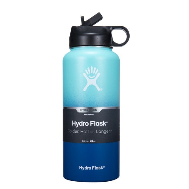 32/40 oz Gradient Hydro Flask Wide Mouth W/Straw Lid – 12 Exciting Colors