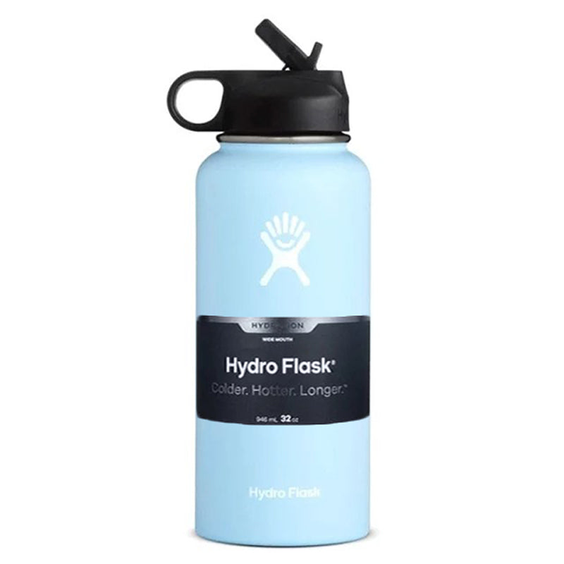32/40 oz Hydro Flask Wide Mouth W/Straw Lid- 17 Exciting Colors