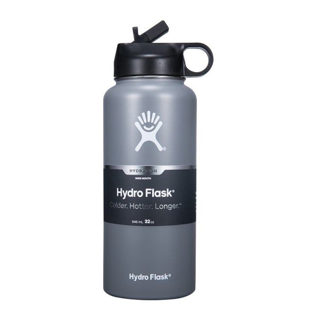32/40 oz Hydro Flask Wide Mouth W/Straw Lid- 17 Exciting Colors