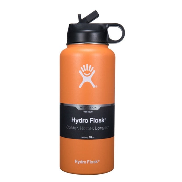 32/40 oz Hydro Flask Wide Mouth W/Straw Lid- 17 Exciting Colors