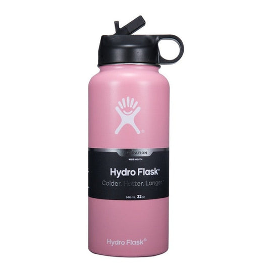 32/40 oz Hydro Flask Wide Mouth W/Straw Lid- 17 Exciting Colors