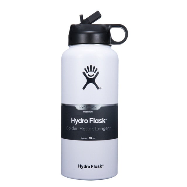 32/40 oz Hydro Flask Wide Mouth W/Straw Lid- 17 Exciting Colors