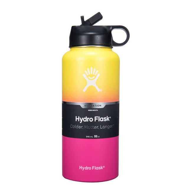 32/40 oz Gradient Hydro Flask Wide Mouth W/Straw Lid – 12 Exciting Colors